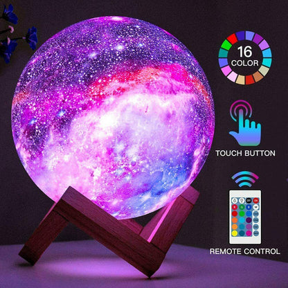 Forever glow moon lamp