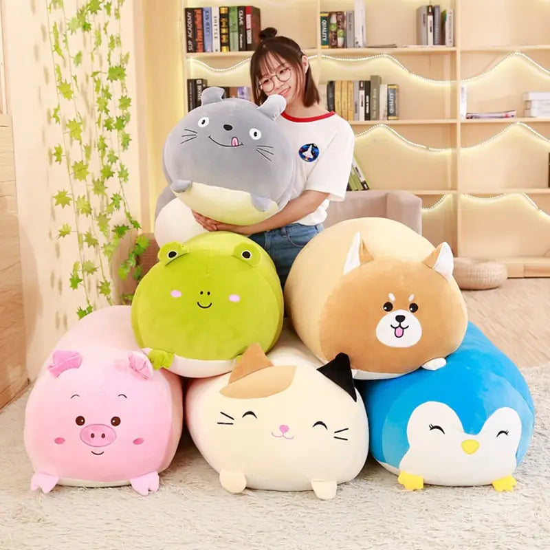 Animal Plush Cushion Pillow